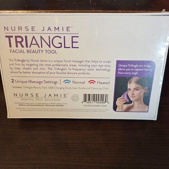 NURSE Jamie TriAngle Facial Massager Tool (NIB - Sealed)  - Perfect Gift! - Picture 2 of 3